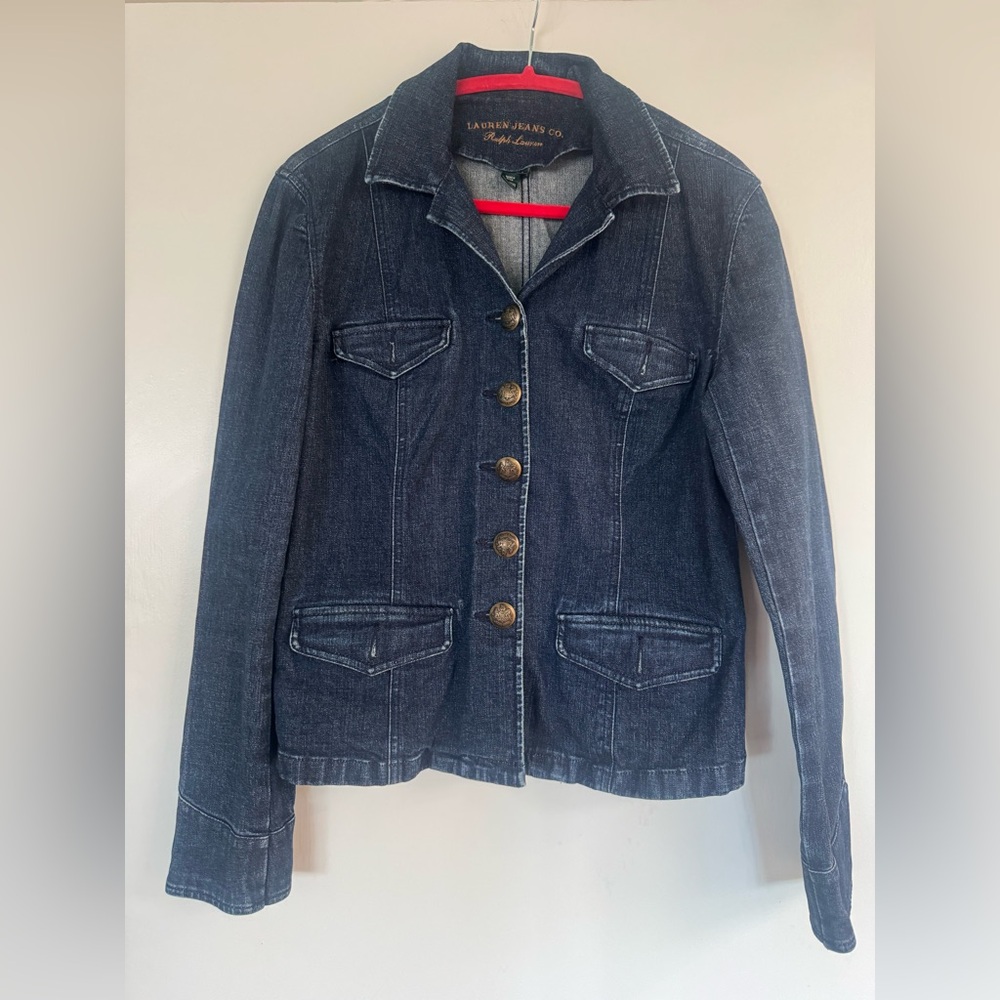 Ralph Lauren Women's Dark Blue Jean Jacket